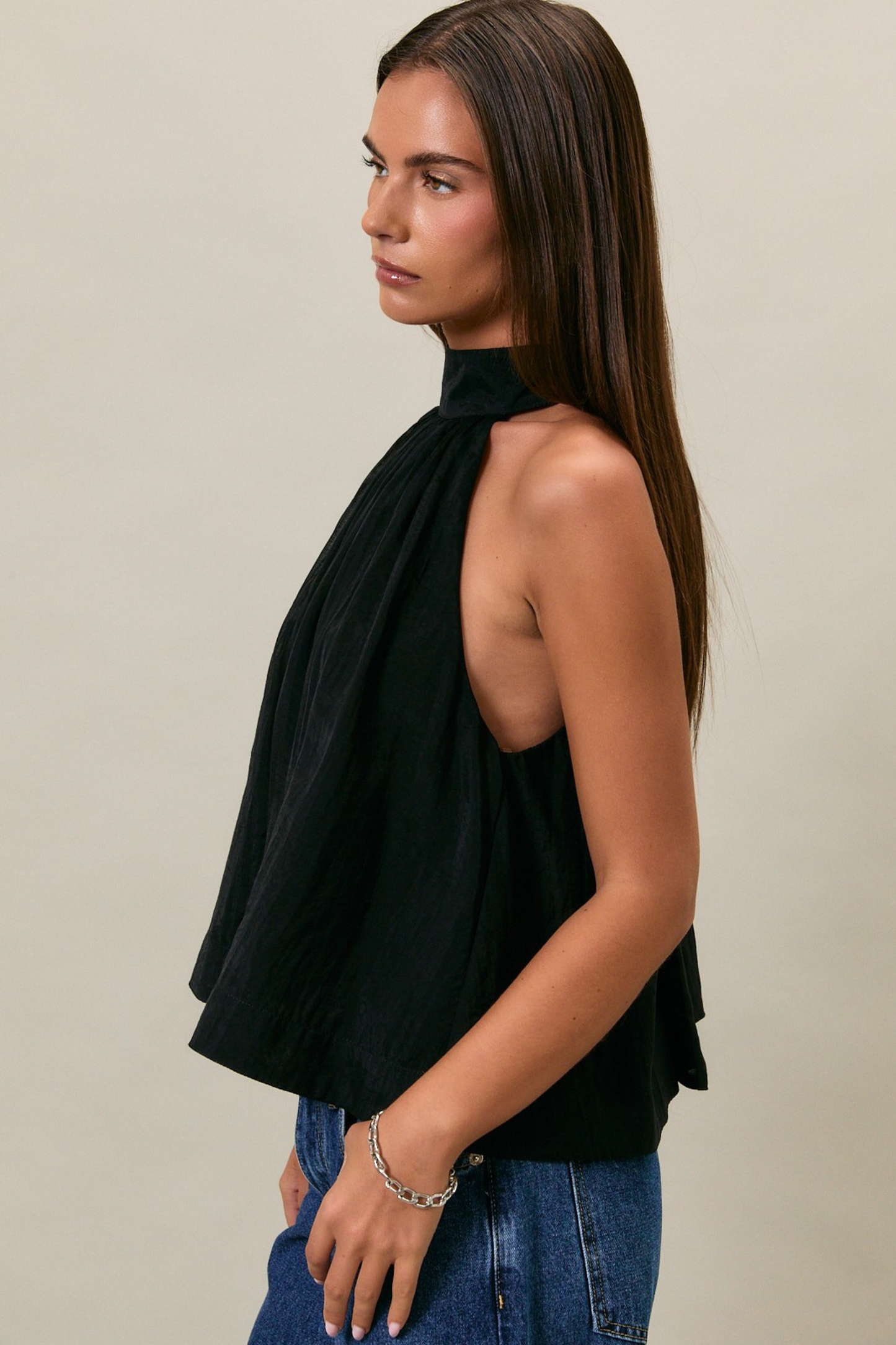 Luna Noir Halter Top