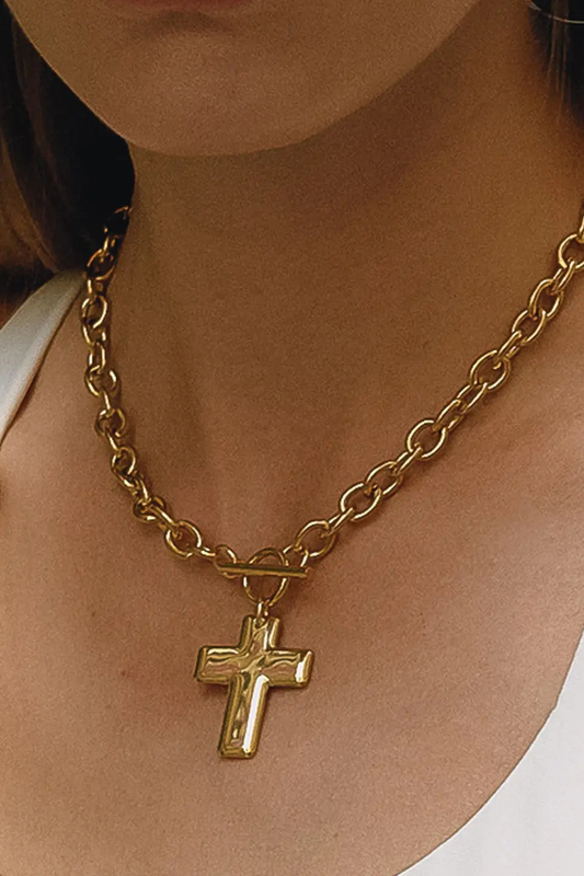 Faithful Grace Cross Necklace