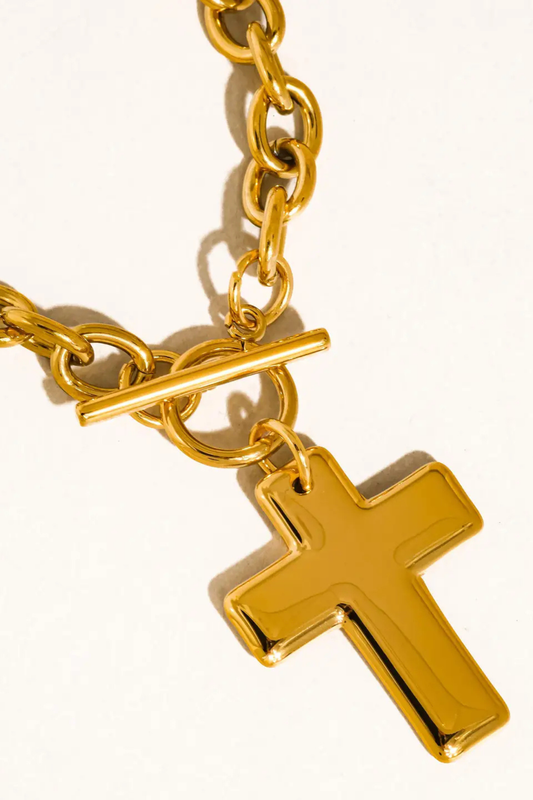 Faithful Grace Cross Necklace