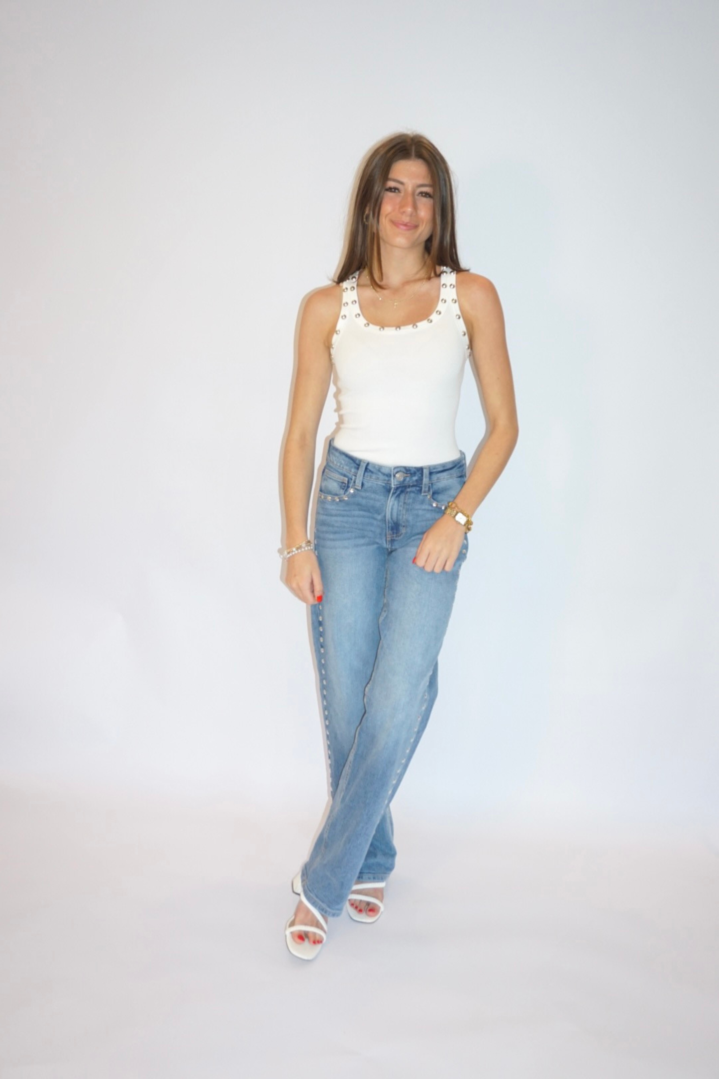 Signature Studded Tank