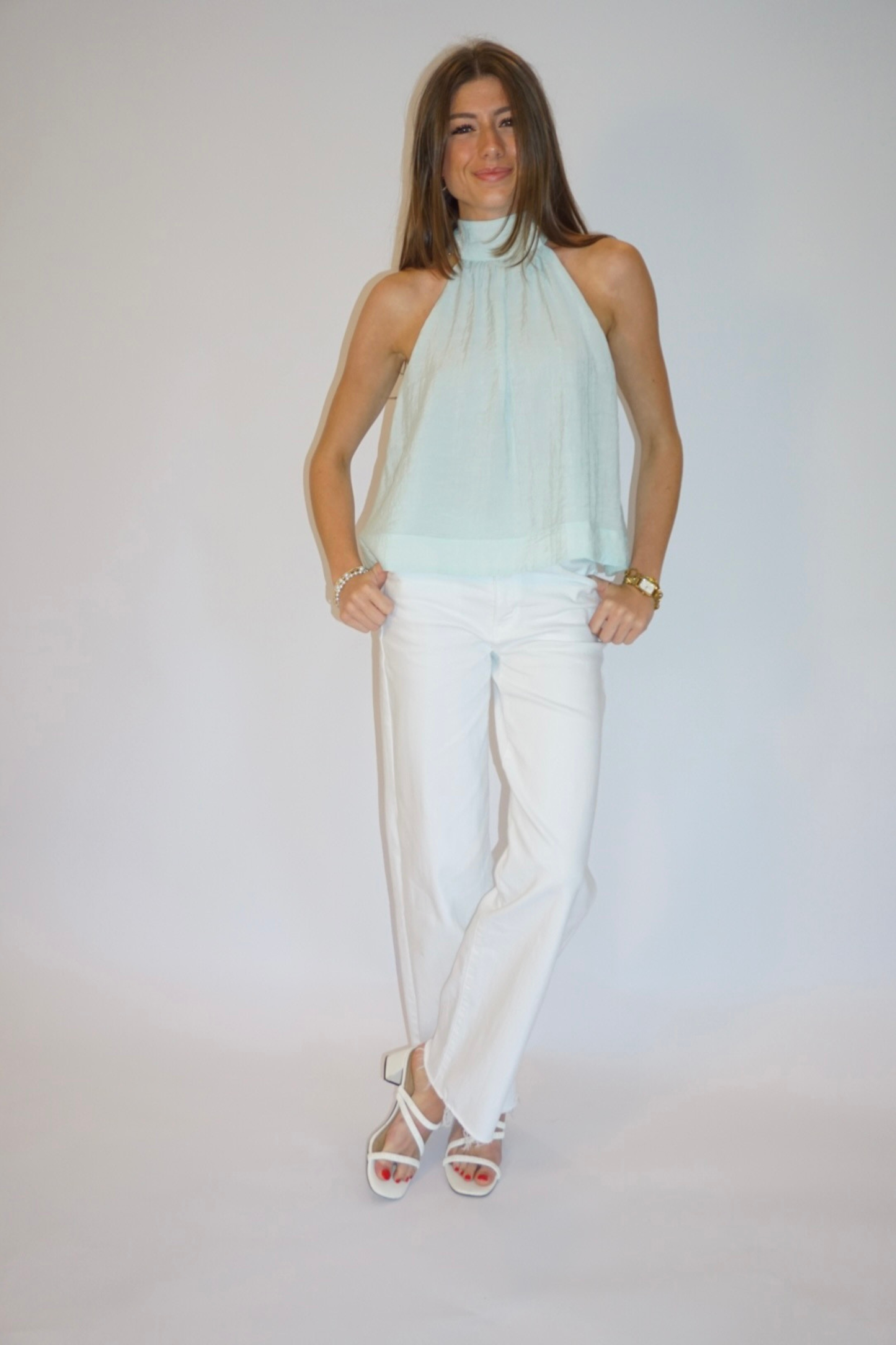 Ocean Mist Halter Top